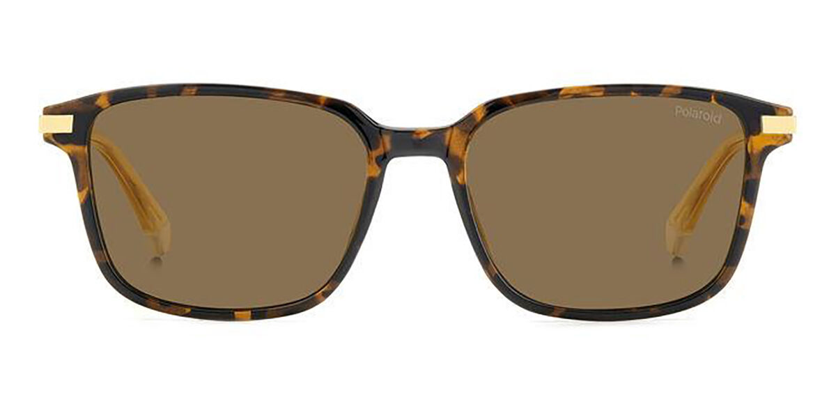 Polaroid PLD 4169/G/S/X Asian Fit Polarized 086/SP, Tortoiseshell frame, Brown lenses