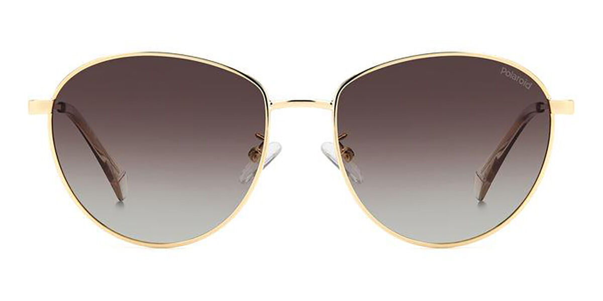 Polaroid PLD 4171/G/S/X Asian Fit Polarized 01Q/LA, Gold frame, Gradient Brown lenses