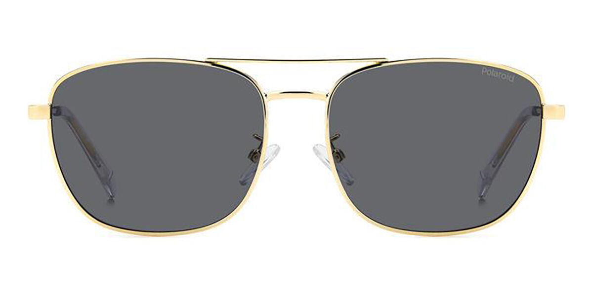 Polaroid PLD 4172/G/S/X Asian Fit Polarized 2F7/M9, Gold frame, Grey lenses