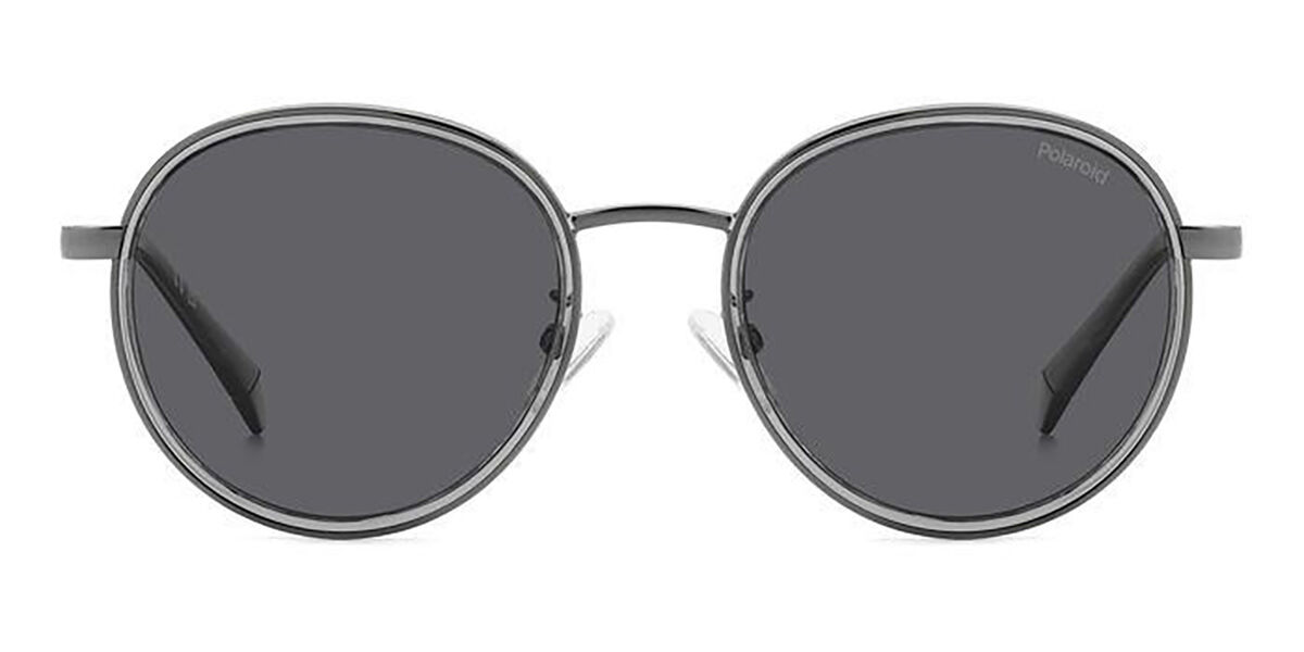 Polaroid PLD 4173/G/S/X Asian Fit Polarized KJ1/M9, Silver frame, Grey lenses