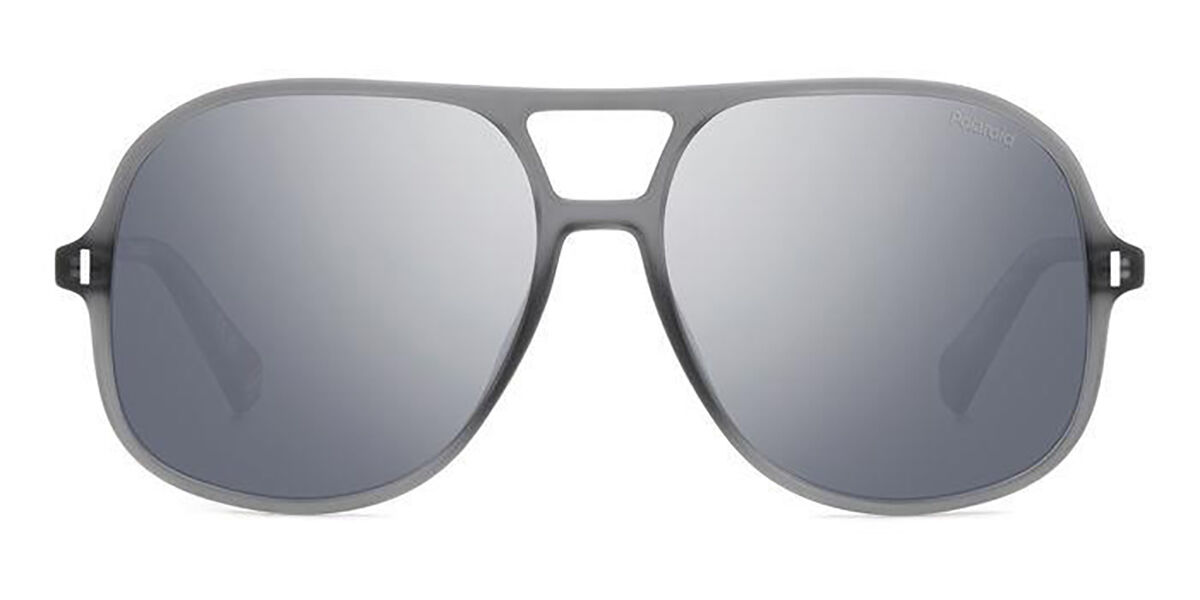 Polaroid PLD 6217/S Polarized RIW/EX, Grey frame, Grey Mirror lenses