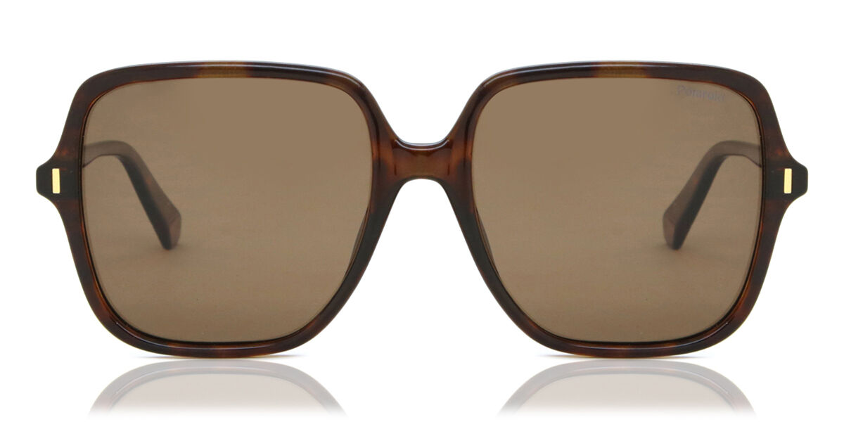 Polaroid PLD 6219/S Polarized 086/SP, Tortoiseshell frame, Brown lenses