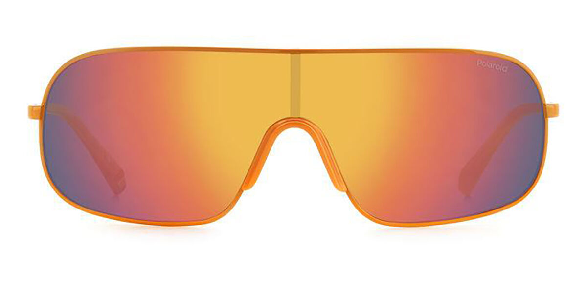 Polaroid PLD 6222/S Polarized L7Q/OZ, Orange frame, Gradient Red Orange Mirror lenses