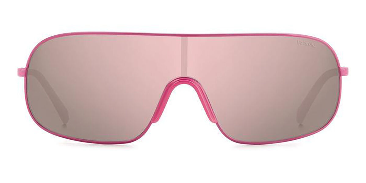 Polaroid PLD 6222/S Polarized MU1/JQ, Pink frame, Gradient Pink Grey Mirror lenses
