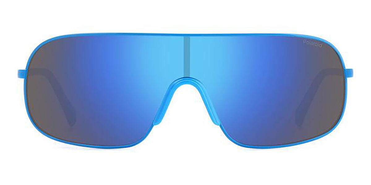 Polaroid PLD 6222/S Polarized MVU/5X, Blue frame, Blue Mirror lenses