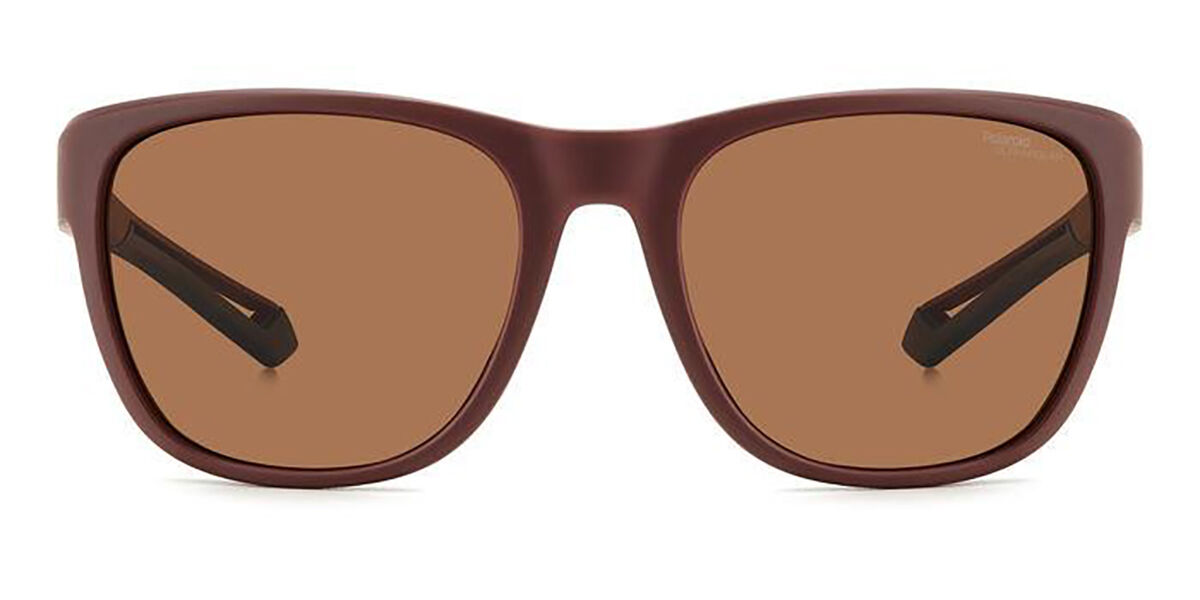Polaroid PLD 7051/S Polarized 7BL/47, Burgundy frame, Brown lenses