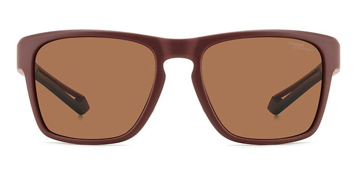 Polaroid PLD 7052/S Polarized 7BL/47, Burgundy frame, Brown lenses