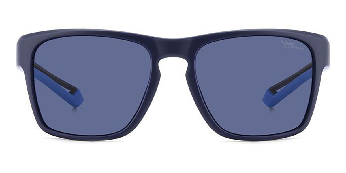Polaroid PLD 7052/S Polarized FLL/7I, Blue frame, Blue lenses