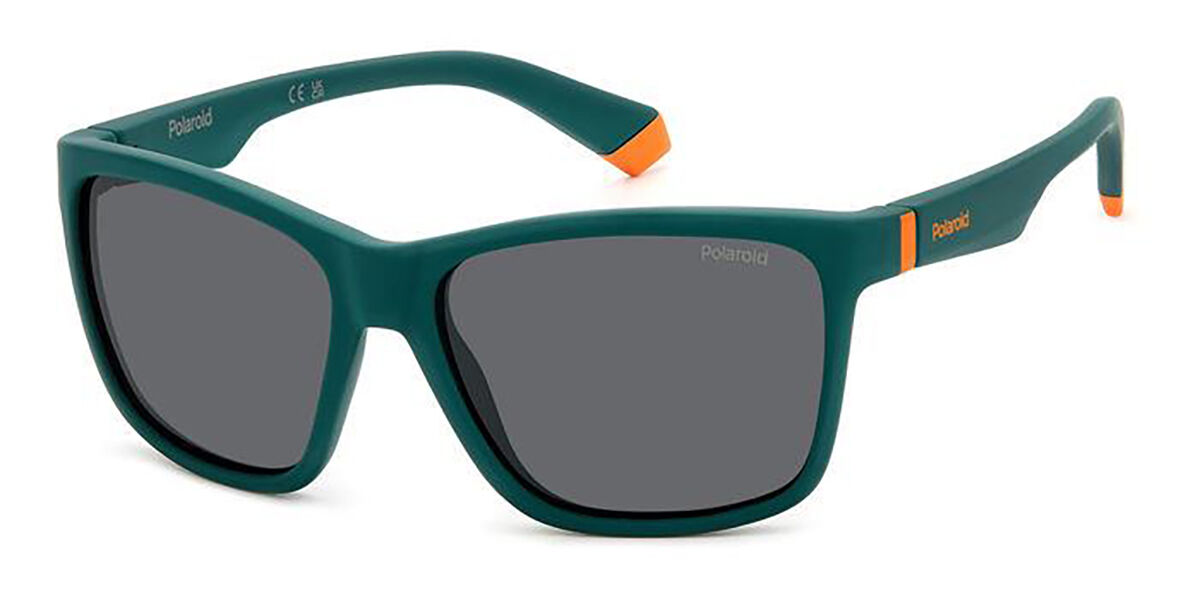 Polaroid PLD 8057/S Kids Polarized DLD/M9, Green frame, Grey lenses