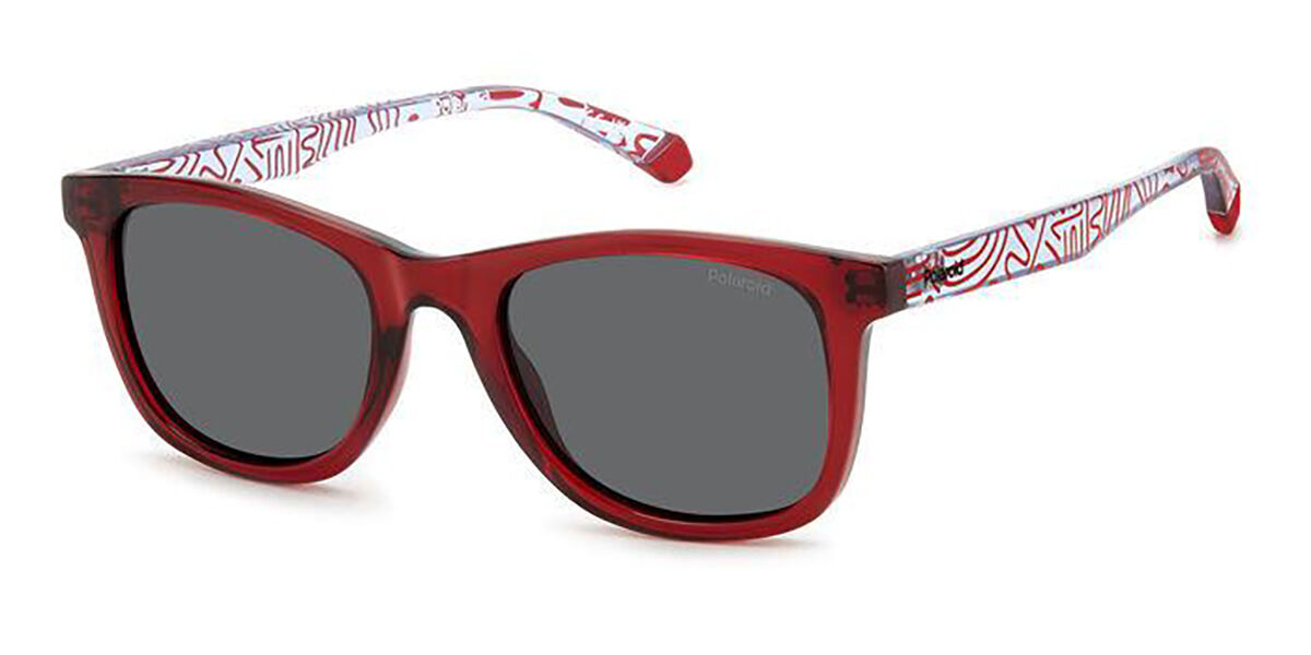 Polaroid PLD 8060/S Kids Polarized C9A/M9, Red frame, Grey lenses