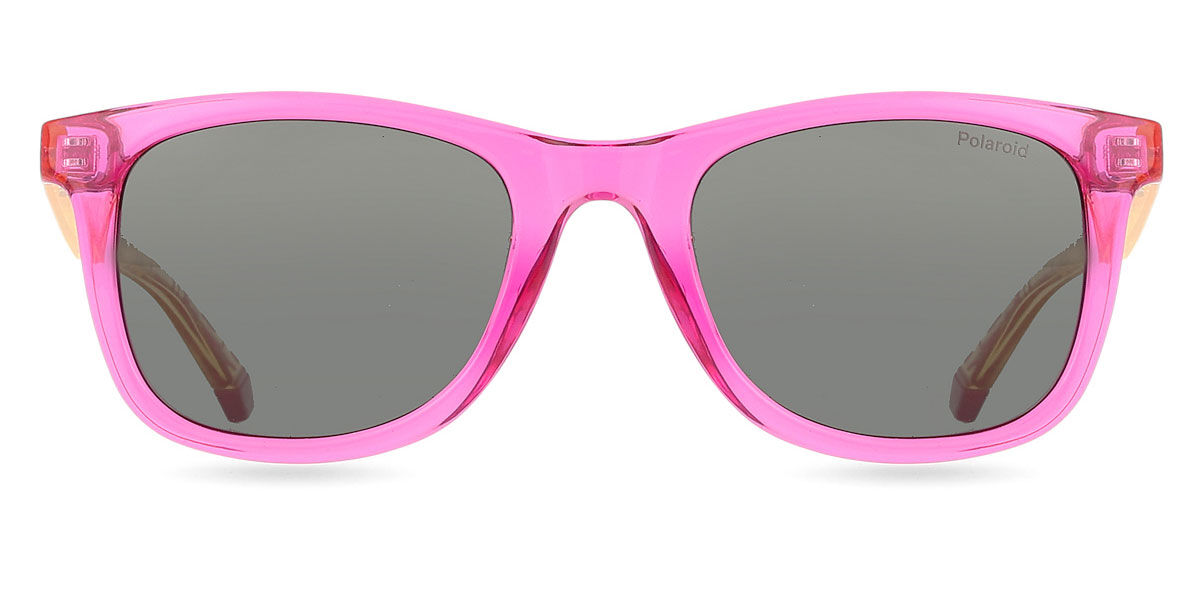 Polaroid PLD 8060/S Kids Polarized MU1/M9, Pink frame, Grey lenses