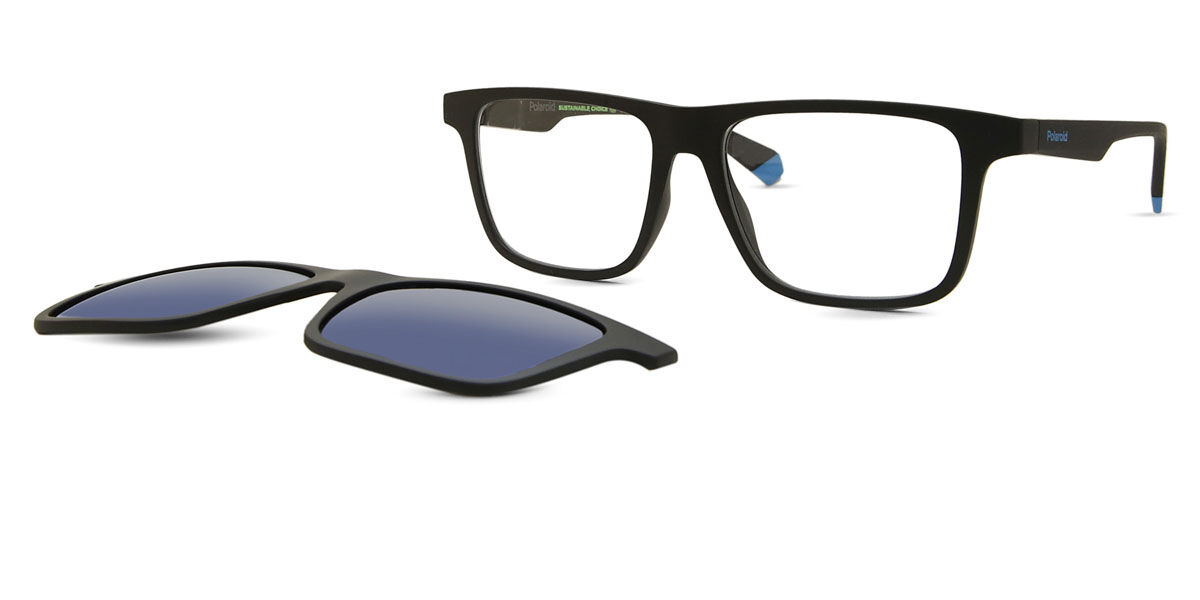 Polaroid PLD 2131/CS with Clip-On 0VK/5X, Black frame