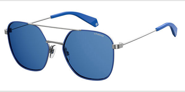 Polaroid PLD 6058/S Polarized PJP/C3, Blue frame, Blue lenses