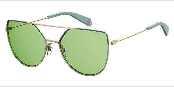 Polaroid PLD 6057/S Polarized 1ED/UC, Green frame, Green lenses