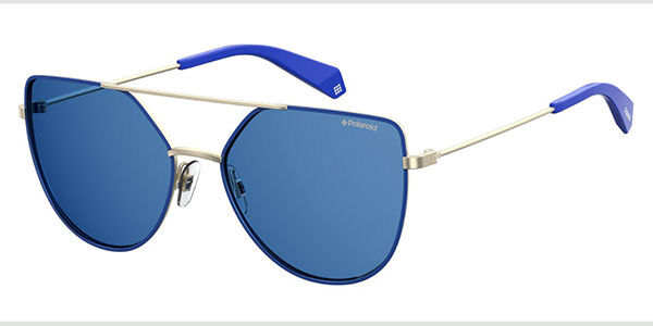 Polaroid PLD 6057/S Polarized PJP/C3, Blue frame, Blue lenses