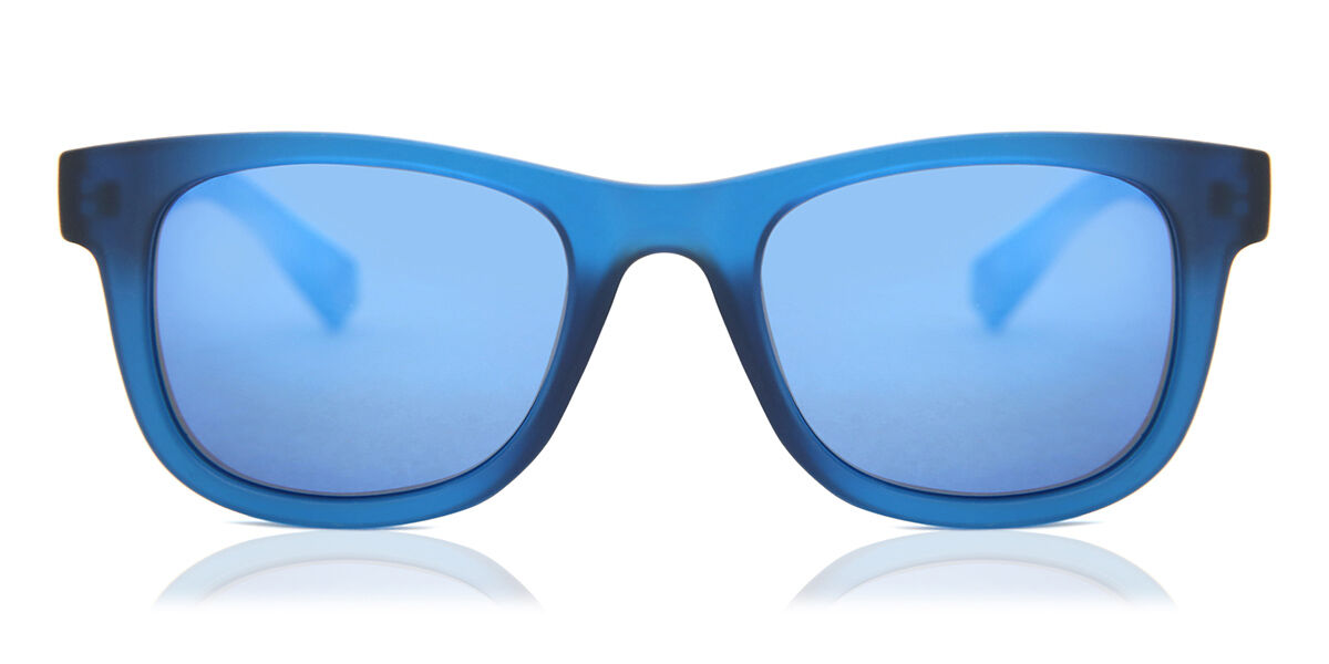 Polaroid PLD 8009/N/NEW Kids Polarized PJP/5X, Blue frame, Blue Mirror lenses