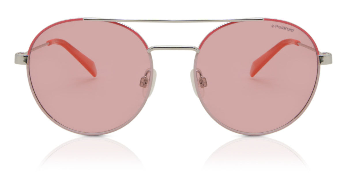 Polaroid PLD 6056/S Polarized 35J/0F, Pink frame, Pink lenses