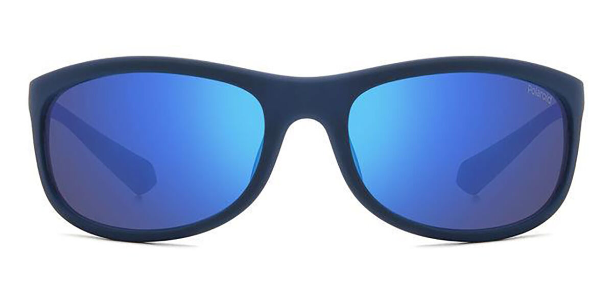 Polaroid PLD 2154/S Polarized FLL/5X, Blue frame, Blue Mirror lenses