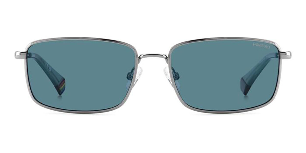 Polaroid PLD 6227/S/X Polarized 6LB/C3, Silver frame, Blue lenses