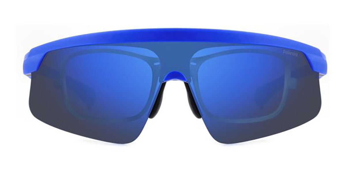 Polaroid PLD 7056/CI/S Polarized RCT/5X, Blue frame, Blue Mirror lenses