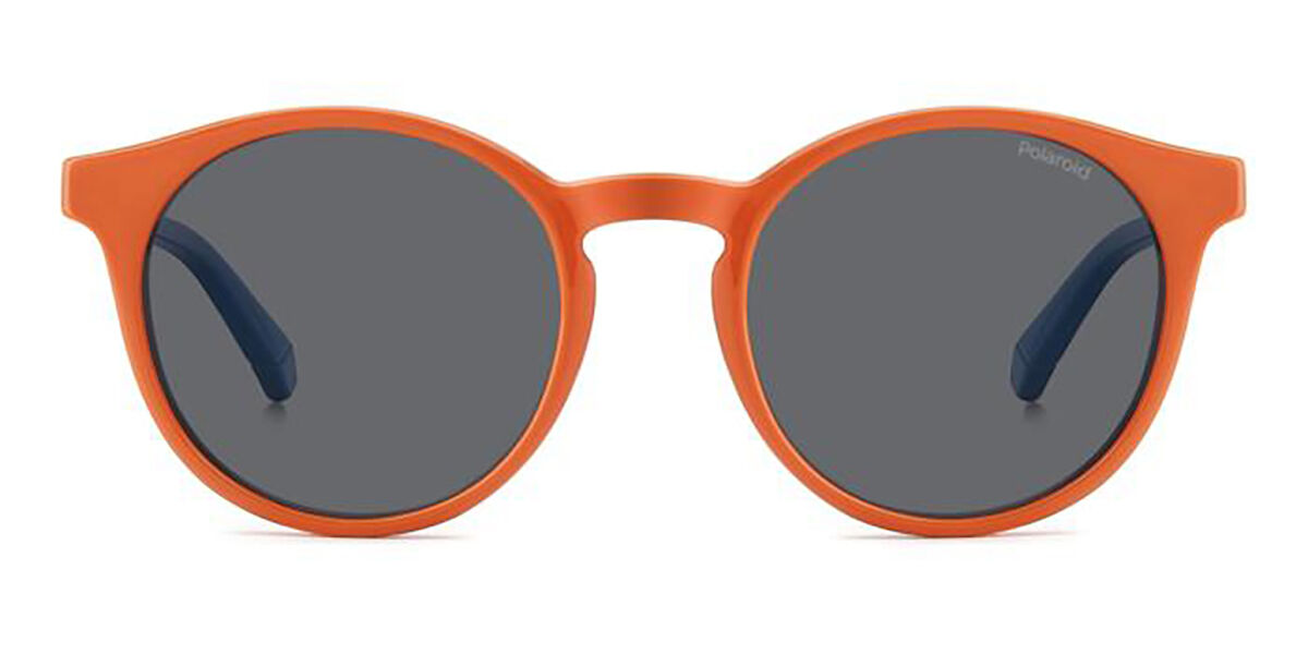 Polaroid PLD 8061/S Kids Polarized L7Q/M9, Orange frame, Grey lenses