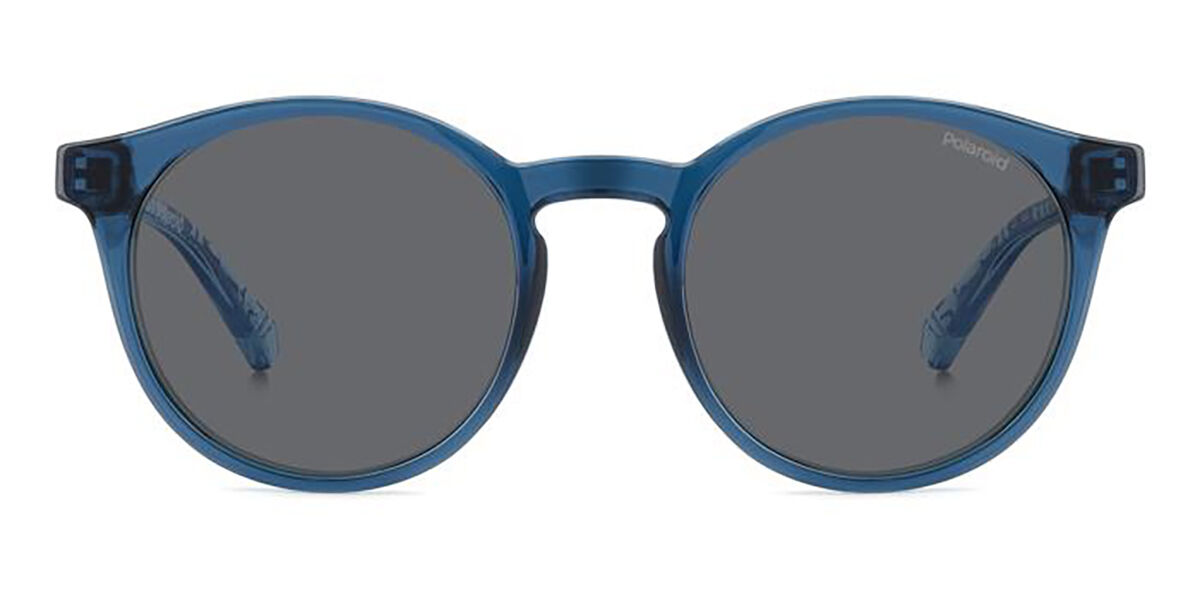 Polaroid PLD 8061/S Kids Polarized ZX9/M9, Blue frame, Grey lenses