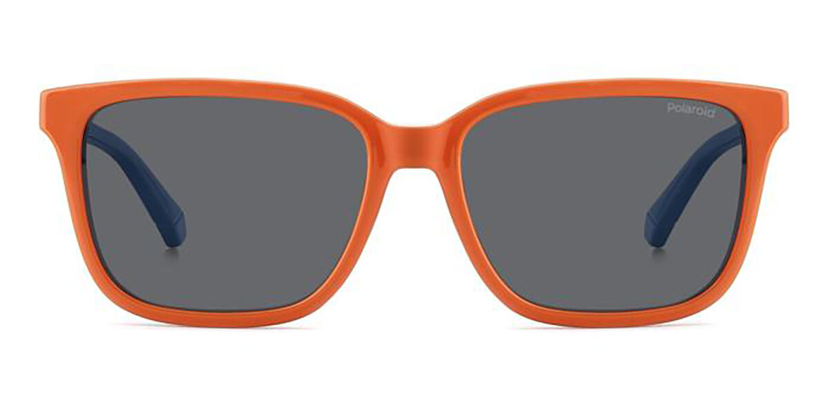 Polaroid PLD 8063/S Kids Polarized L7Q/M9, Orange frame, Grey lenses