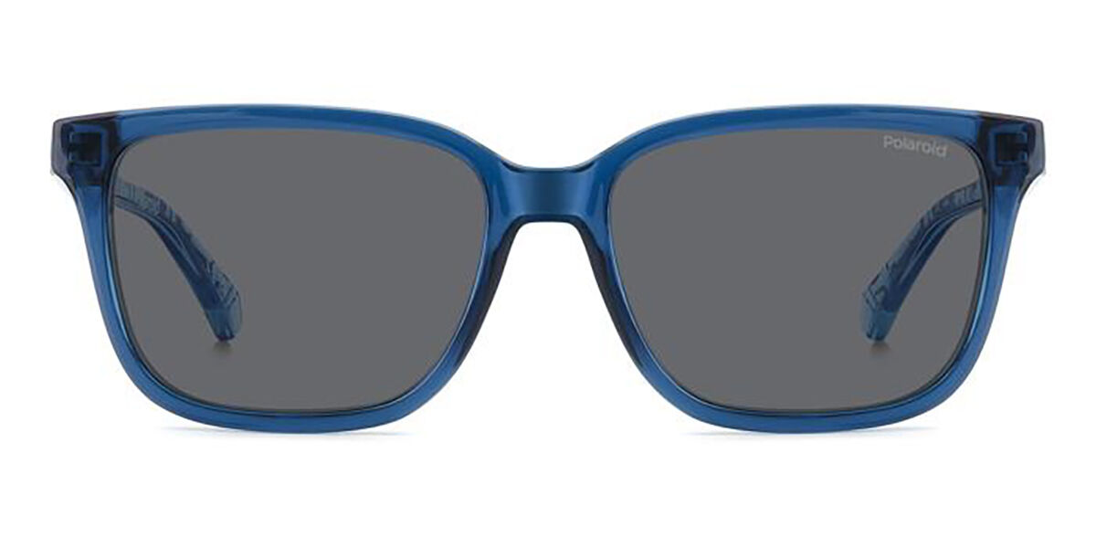 Polaroid PLD 8063/S Kids Polarized ZX9/M9, Blue frame, Grey lenses