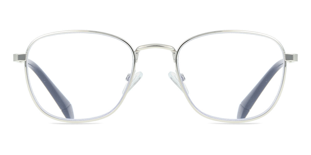 Polaroid PLD 0026/R/BB Readers 010/G6 Blue-Light Block, Silver frame