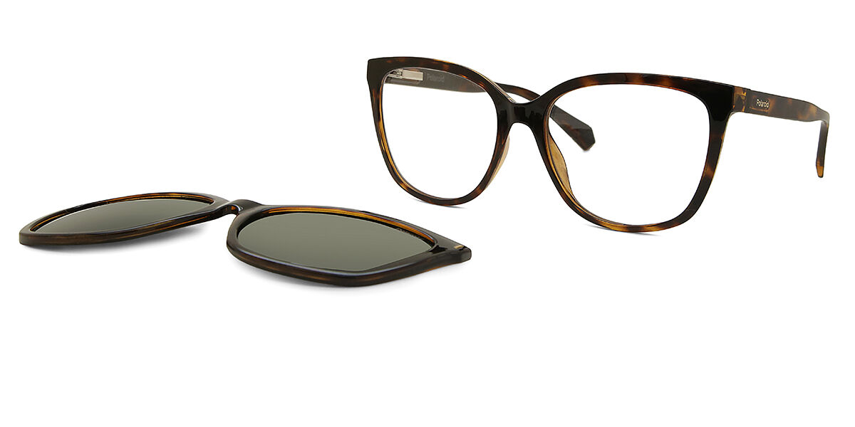 Polaroid PLD 6229/CS with Clip-on 086/UC, Tortoiseshell frame