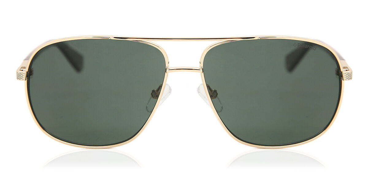 Polaroid PLD 2074/S/X Polarized J5G/UC, Gold frame, Green lenses