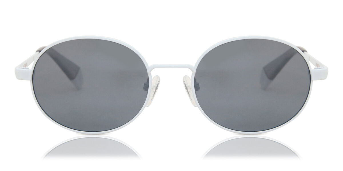 Polaroid PLD 6066/S Polarized VK6/EX, White frame, Grey Mirror lenses