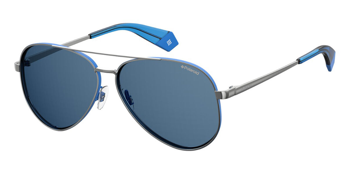 Polaroid PLD 6069/S/X Polarized V84/C3, Blue frame, Blue lenses