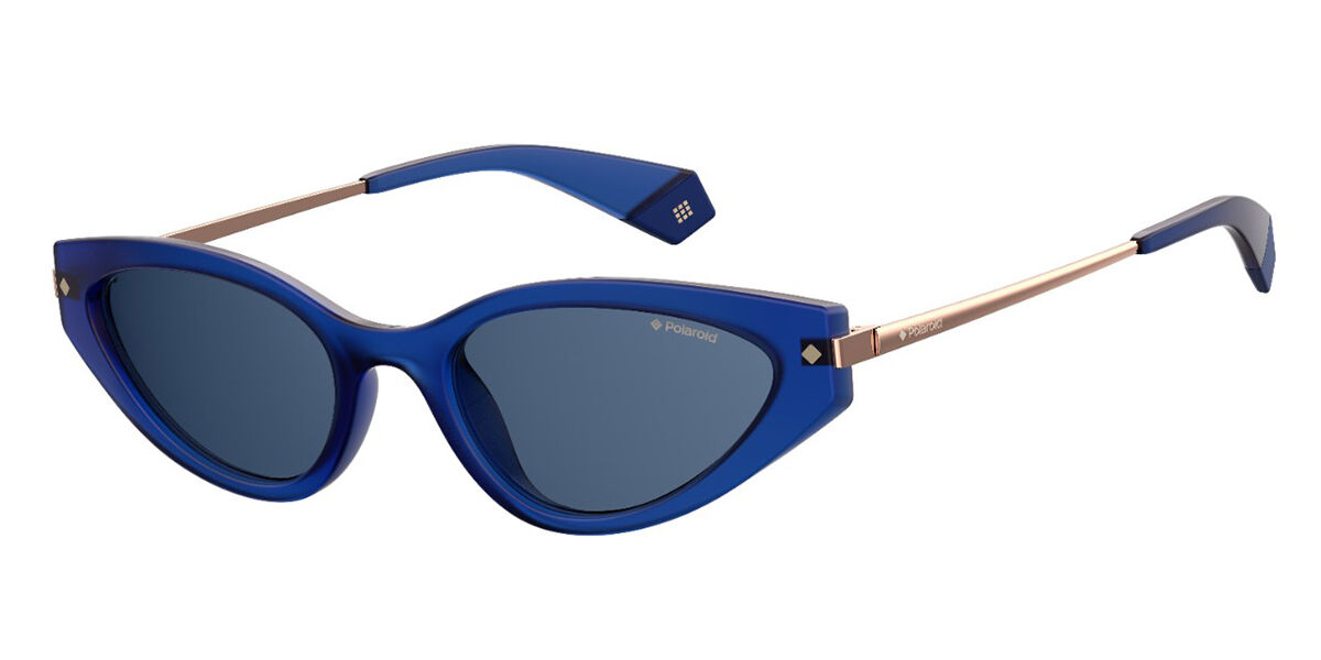 Polaroid PLD 4074/S Polarized PJP/C3, Blue frame, Blue lenses