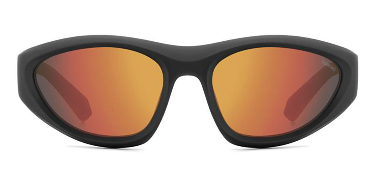 Polaroid PLD 2165/S Polarized BLX/OZ, Black frame, Red Multilayer Mirror lenses