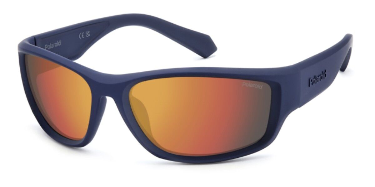 Polaroid PLD 2166/S Polarized WIR/OZ, Blue frame, Red Multilayer Mirror lenses