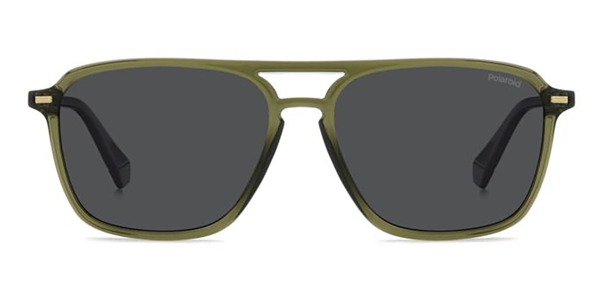 Polaroid PLD 4182/S/X Polarized 4C3/M9, Green frame, Grey lenses