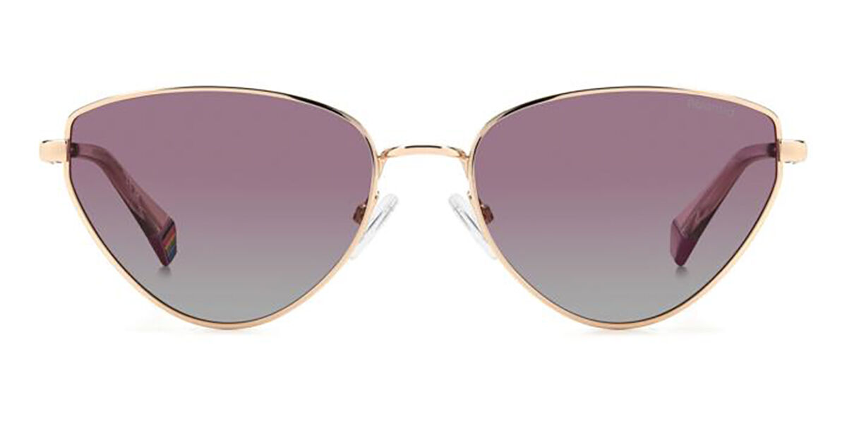 Polaroid PLD 6234/S/X Polarized EYR/GC, Gold frame, Gradient Red lenses