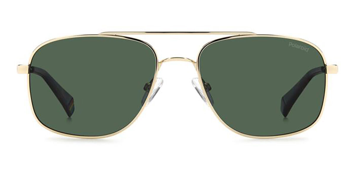 Polaroid PLD 6235/S/X Polarized PEF/UC, Gold frame, Green lenses