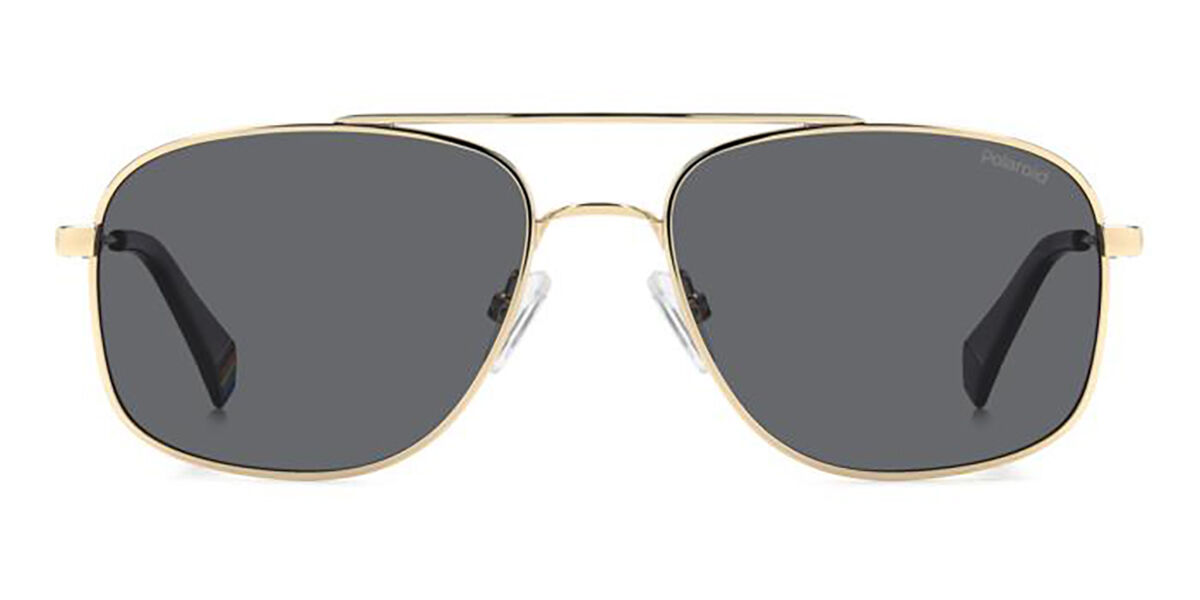 Polaroid PLD 6235/S/X Polarized 2F7/M9, Gold frame, Grey lenses