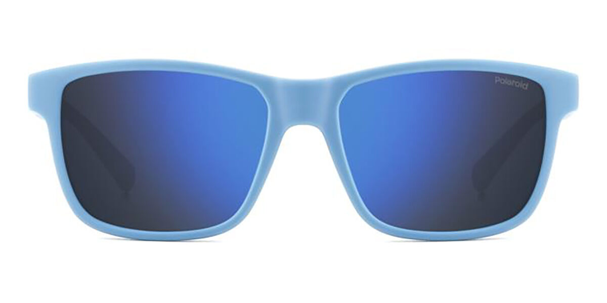 Polaroid PLD 8067/S Kids Polarized VGL/5X, Blue frame, Blue Mirror lenses