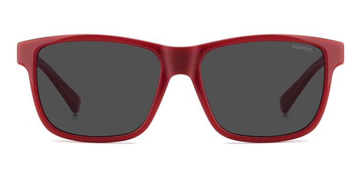 Polaroid PLD 8067/S Kids Polarized C9A/M9, Red frame, Grey lenses