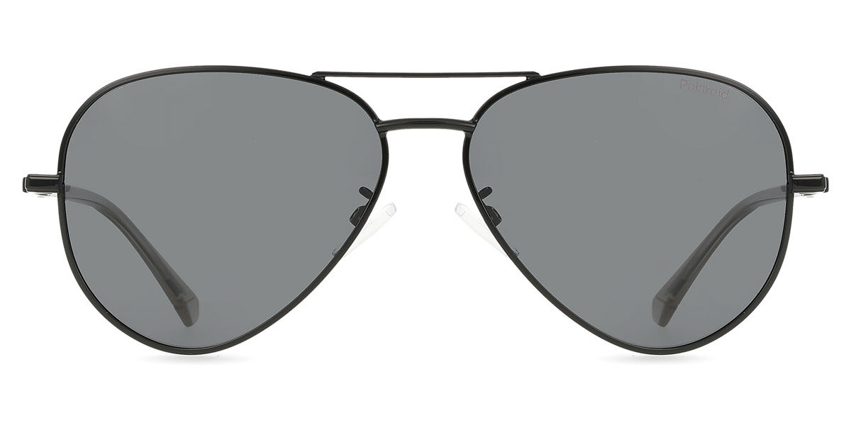 Polaroid PLD 4186/G/S/X Asian Fit Polarized 807/M9, Black frame, Grey lenses