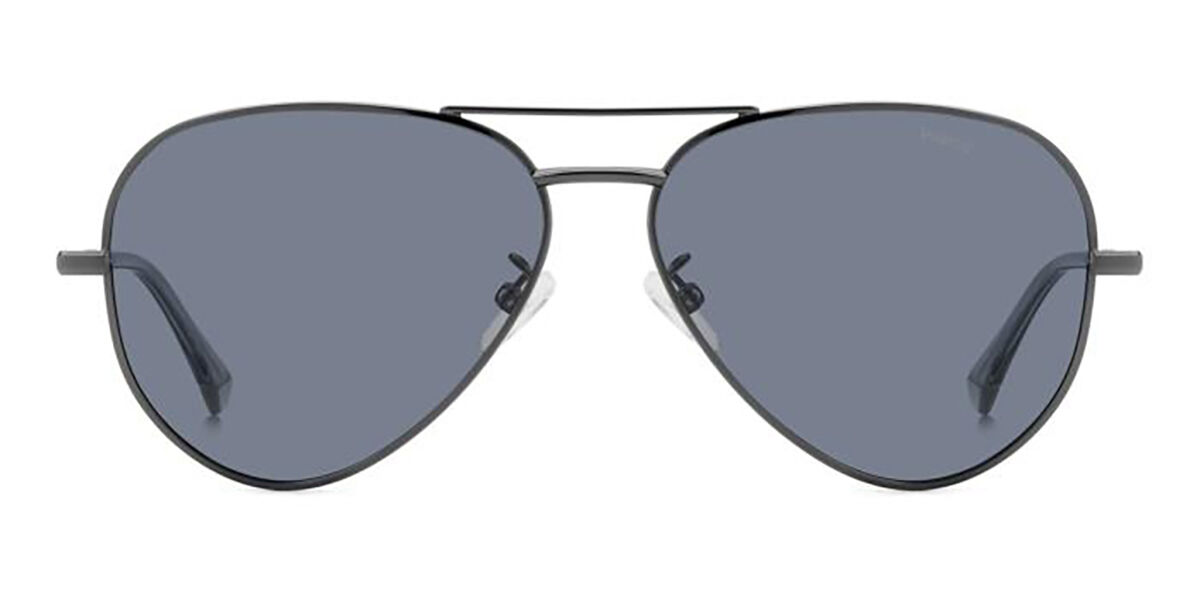 Polaroid PLD 4186/G/S/X Asian Fit Polarized KJ1/C3, Grey frame, Blue lenses