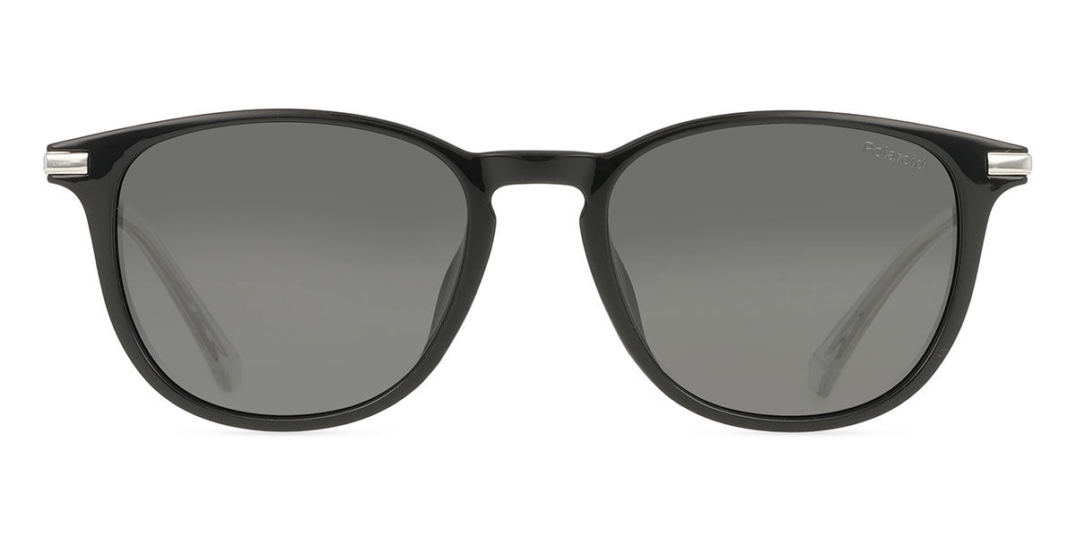 Polaroid PLD 4187/G/S/X Asian Fit Polarized 807/M9, Black frame, Grey lenses