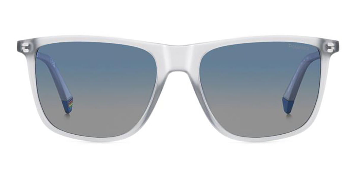 Polaroid PLD 6232/S Polarized 2M4/Z7, Clear frame, Gradient Blue lenses