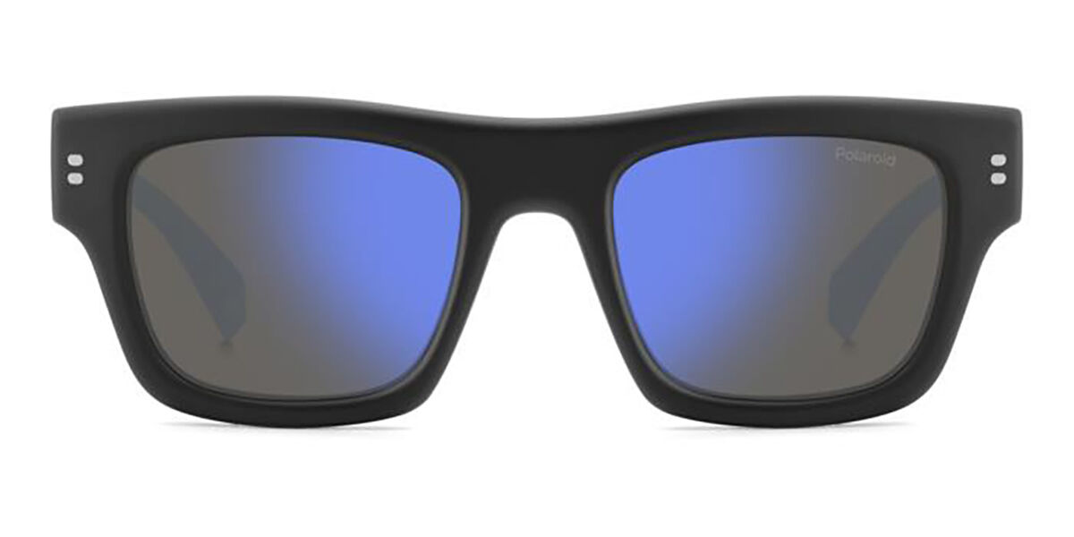 Polaroid PLD 6238/S/X Polarized 003/5X, Black frame, Blue Mirror lenses