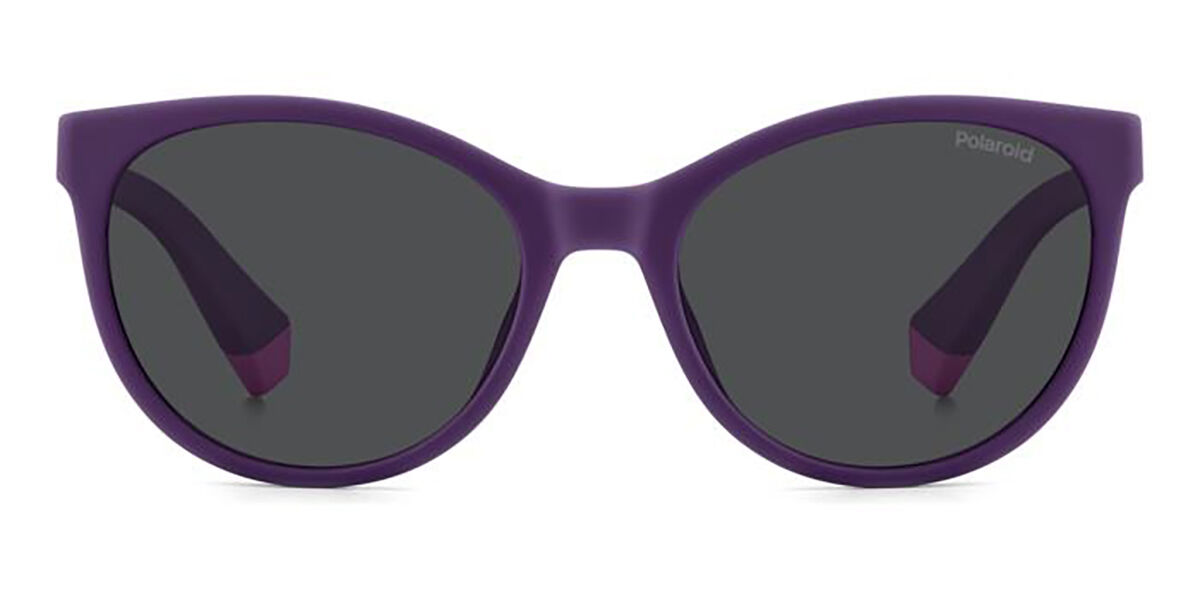 Polaroid PLD 8065/S Kids Polarized B3V/M9, Purple frame, Grey lenses