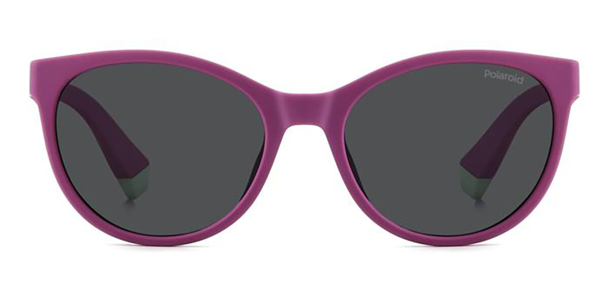 Polaroid PLD 8065/S Kids Polarized QHO/M9, Pink frame, Grey lenses