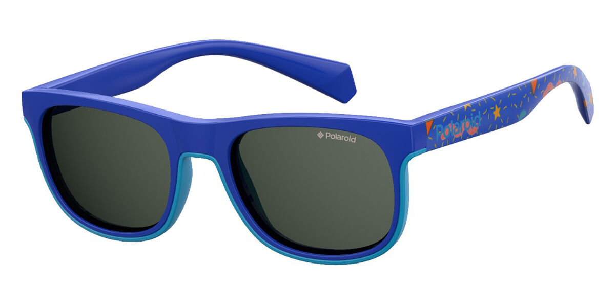 Polaroid PLD 8035/S Kids Polarized PJP/M9, Blue frame, Grey lenses